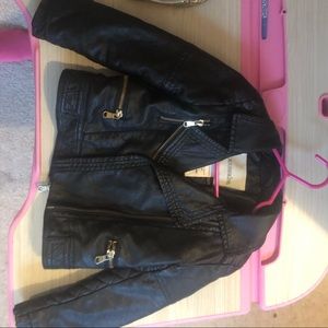 Faux leather jacket